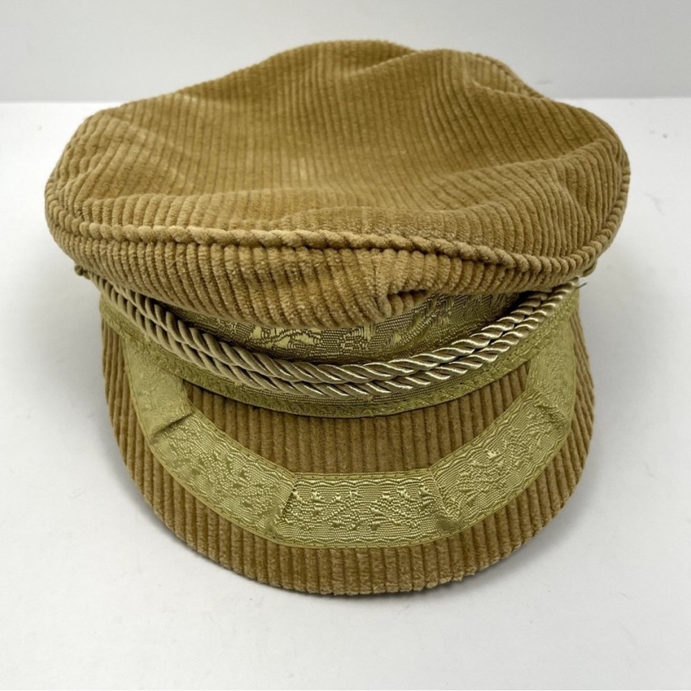 RARE NWOT Mustard Brixton Fiddler Fisherman Corduroy Cap